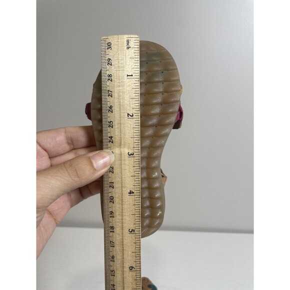 Raguer Minnie Mouse Leather Sandals Size 13 Kids Hecho en Mexico - Picture 8 of 8